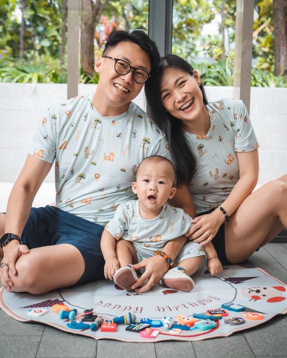 Benson Ng with his family